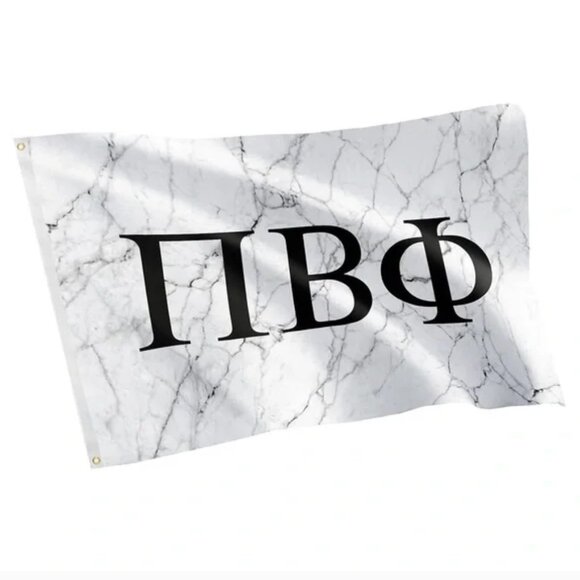 Pi Beta Phi Marble Flag Tapestry - Picture 1 of 2